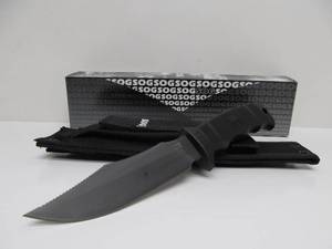 lot 114 image: Unused SOG Seal Pup Elite Fixed Blade Knife