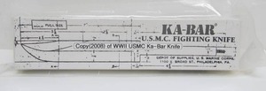 lot 118 image: Unused 2008 KA-BAR U.S.M.C. WW2 Fighting Knife