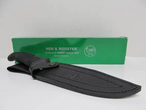 lot 107 image: HEN & ROOSTER Model HR-0009 Spain German Stainless Fixed Blade Knife