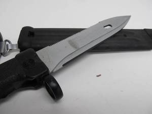 lot 136 image: Excellent Bulgarian AK-47 Bayonet