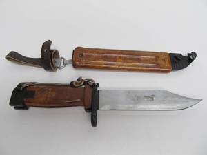 lot 138 image: Excellent Bulgarian AK-47 Bayonet Generation 2