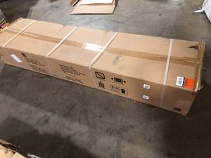 lot 19 image: Husky Ready-to-Assemble 24-Gauge Steel Freestanding Garage Cabinet in Black (36.6 in. W x 72 in. H x 18.3 in. D) Customer Returns See Pictures