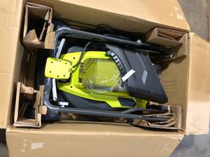 lot 25 image: RYOBI 40V 18 in. 2-in-1 Cordless Battery Walk Behind Push Mower (Tool Only)Customer Returns See Picture