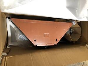 lot 26 image: 30 in. 343 CFM Convertible Wall Mount Range Hood with LED Lights in Embossed Copper Vine Design with Carbon Filters by AKDY Customer Returns See Picture