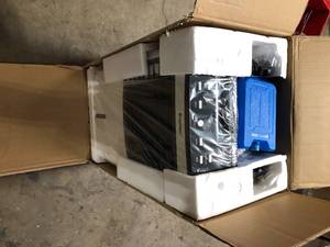 lot 30 image: Gymax Portable Air Conditioner Evaporative Cooler Fan with 3-Modes and Speeds Home Office  Customer Returns See Picture