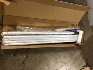 lot 37 image: 5 ft. to 20 ft. Aluminum Handle Roof Rake by Winado Customer Returns See Pictures