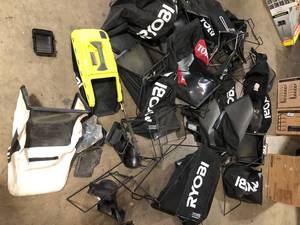 lot 47 image: Lot of Assorted Lawn Mower Baggers Various Models, Sizes and Conditions  Customer Returns See Pictures