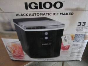 Igloo Black Automatic Ice Maker ope...