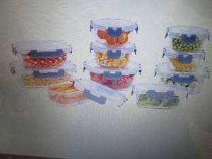 Gourmet Edge 22 pc Glass Food Stora...