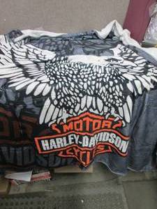 Harley Davidson Plush Throw 60x50 i...