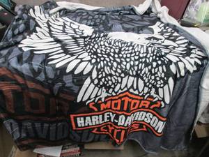 Harley Davidson Plush Throw 60x50 i...