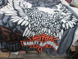 Harley Davidson Plush Throw 60x50 i...