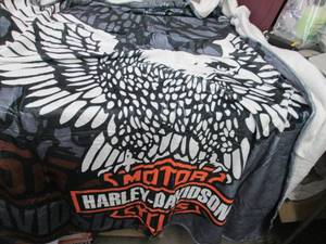 Harley Davidson Plush Throw 60x50 i...