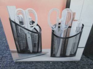 2pc Mesh Desk Organizer...