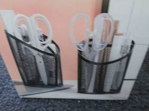 2pc Mesh Desk Organizer...