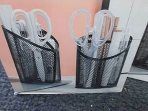 2pc Mesh Desk Organizer...