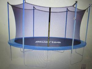 BLUERISE Trampoline  open box, unin...