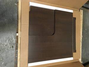 lot 6 image: Pallet of Closet Evolution 4 in. H x 24 in. W Brown Wood Drawer  Customer Returns See Pictures