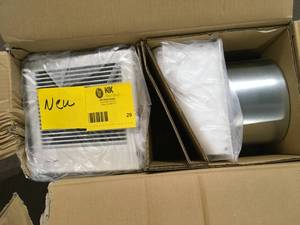 lot 29 image: Panasonic WhisperWall 70 CFM Wall Exhaust Bath Fan  Customer Returns See Pictures