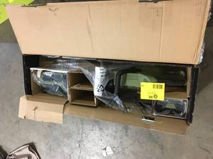 lot 33 image: Green Machine 62V Brushless 16 in. Battery Chainsaw Auto-tensioning system, easy trigger start with 4 Ah Battery and Charger  Customer Returns See Pictures