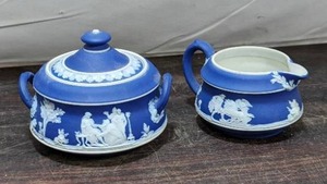 Two Jasperware Wedgwood Dishes