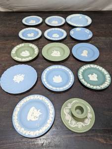 Collection Of Small Jasperware Wedgwood Dishes
