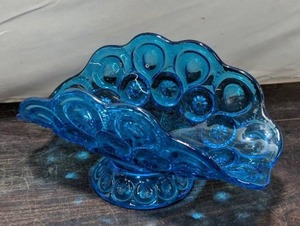 Blue Glass Dish