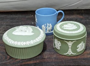 Three Wedgwood Jasperware Items