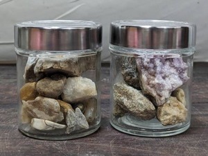 Two Jars Of Rocks