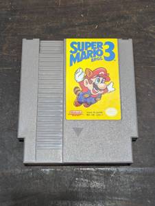 Super Mario Bros 3 Original NES Game Cartridge