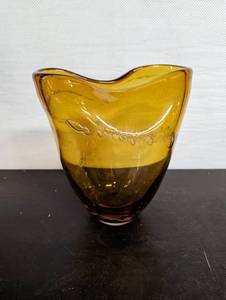 Large Art Glass Vase