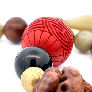 David Kuo Ecletic Design Bead Necklace.