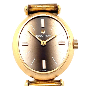 Bulova Accutron  1970s 2301 N3 gold filled Tuning Fork Watch. New Battery Installed & works