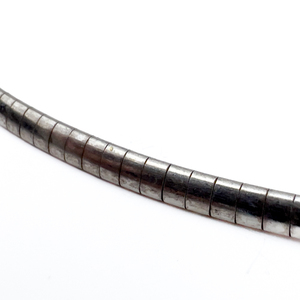 Sterling Silver Omega Chain. Made In Italy