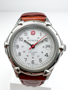 Wenger SMT Design 093.0690 stainless steel Quartz Analog watch. New Battery Installed