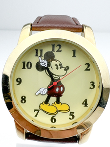 Accutime DISNEY Mickey Mouse stainless steel and base metal Quartz watch. New Battery Installed