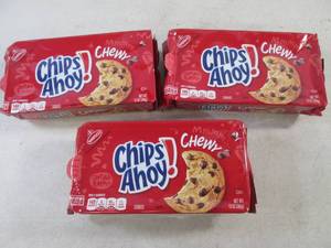 (B-2) 3 Packs of Chewy Chips Ahoy ...