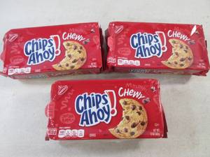 (B-2) 3 Packs of Chewy Chips Ahoy ...