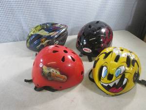 (EW5) Assorted Bike Helmets...