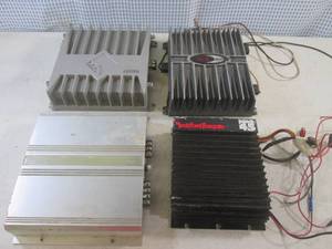 (CS) 4 Car Stereo Power Amps - Rock...
