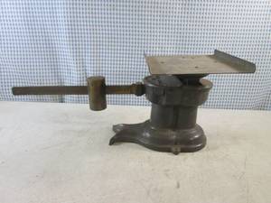 (EC1) Vintage Cast Iron and Brass H...