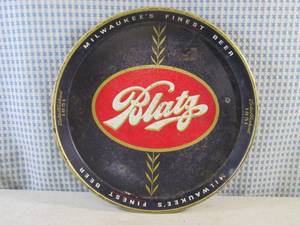 (C-3) Vintage Blatz Beer Metal Serv...