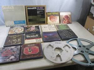 (D-2) Assorted Vintage Reel To Reel...