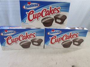 (C-1) 3 Boxes Hostess CupCakes Past...