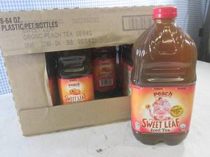 (C-2) Case 8 Bottles Peach Sweet Le...