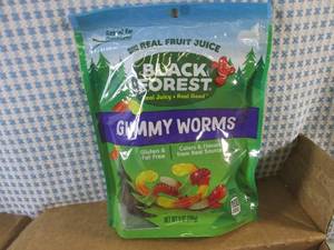 (C-1) 6 Bags Black Forest Gummy Wor...