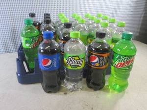 (EC2) 24 Assorted Bottles Soda 20oz...