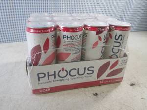 (C-3) 12-Pack Phocus Cola Sparkling...