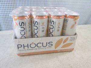 (C-3) 12-Pack Phocus Peach Sparklin...