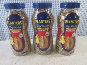 (B-3) 3 Jars Planters Dry Roasted S...